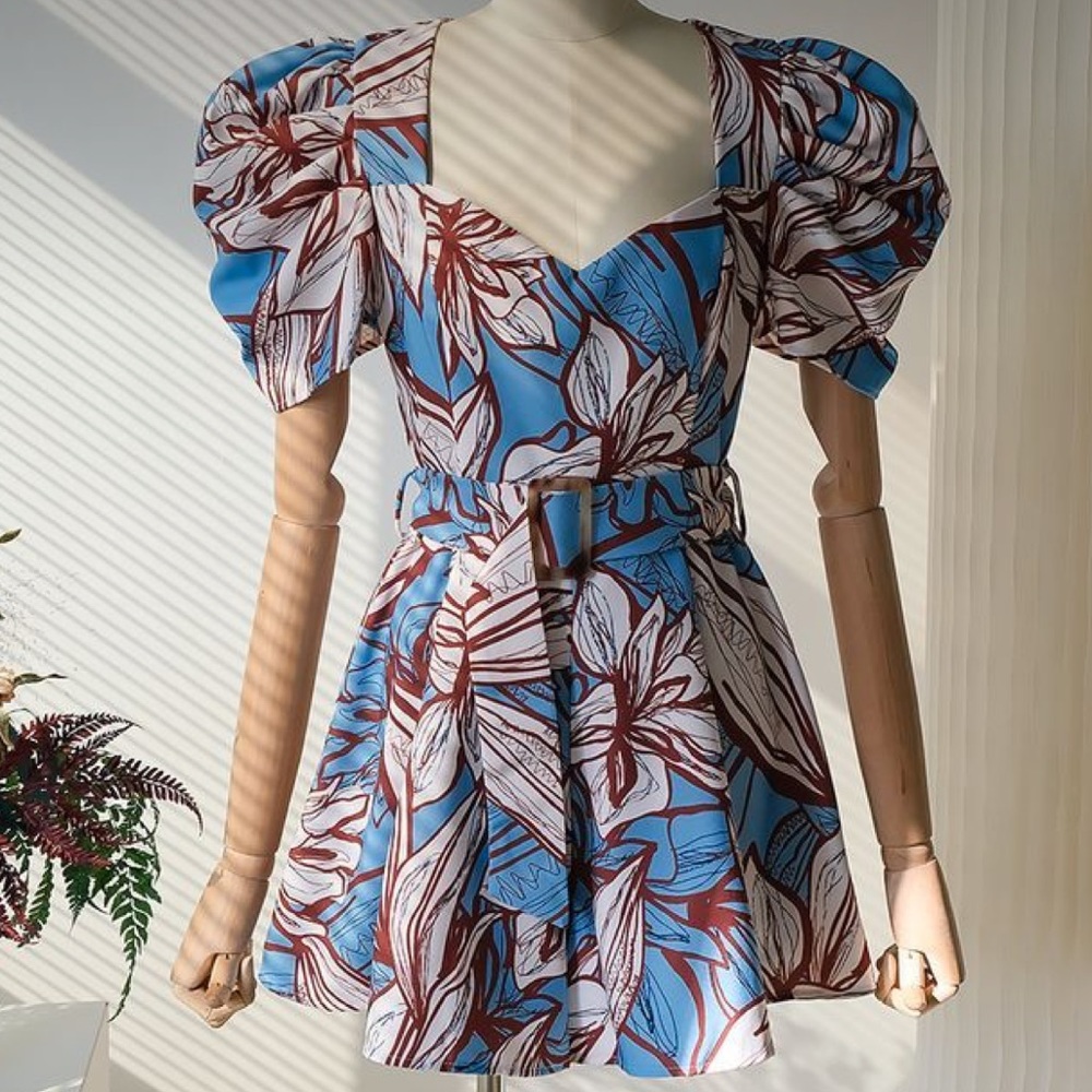 Women Hibiscus Honey Romper/Jumpsuit by Fashion NOVA (new)